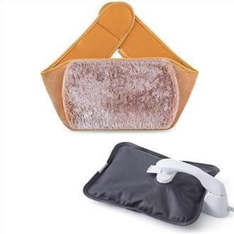 Ladattava sähkökäyttöinen kuumavesipussi/pullo kannella