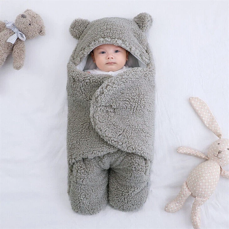 Bear Newborn Swaddle Wrap Blanket