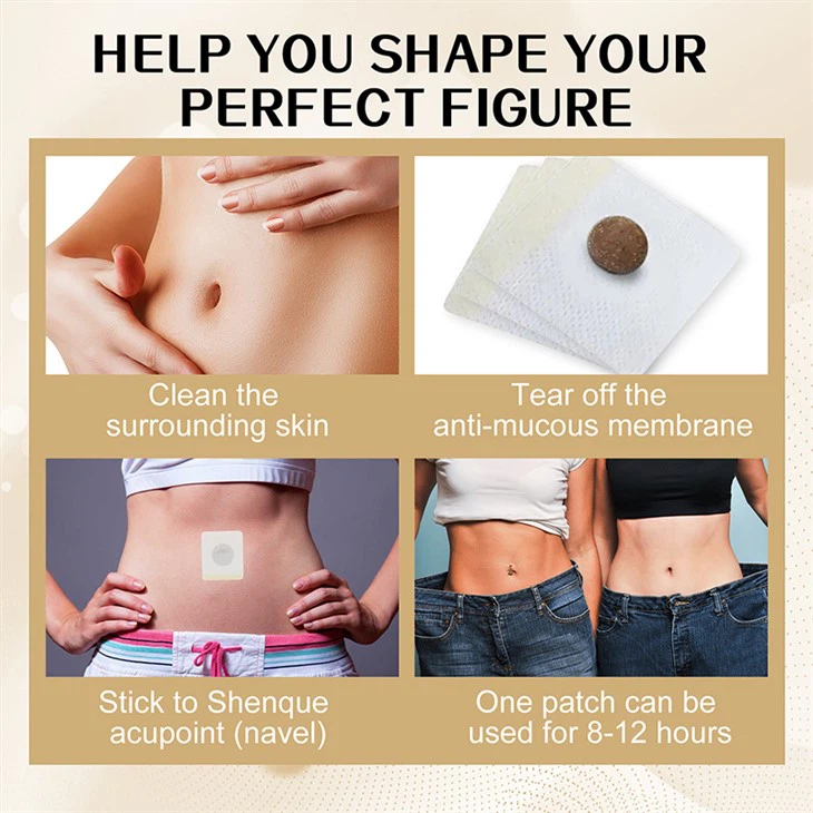 Navel Herbal Slimming Patches For Weight Loss