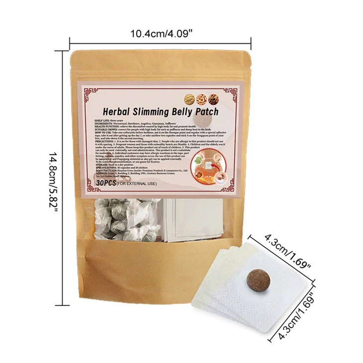 Navel Herbal Slimming Patches For Weight Loss