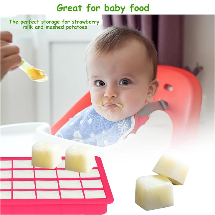 Silicone Ice Cube Mold Tray