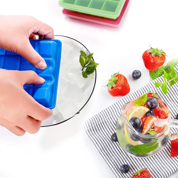 Silicone Ice Cube Mold Tray